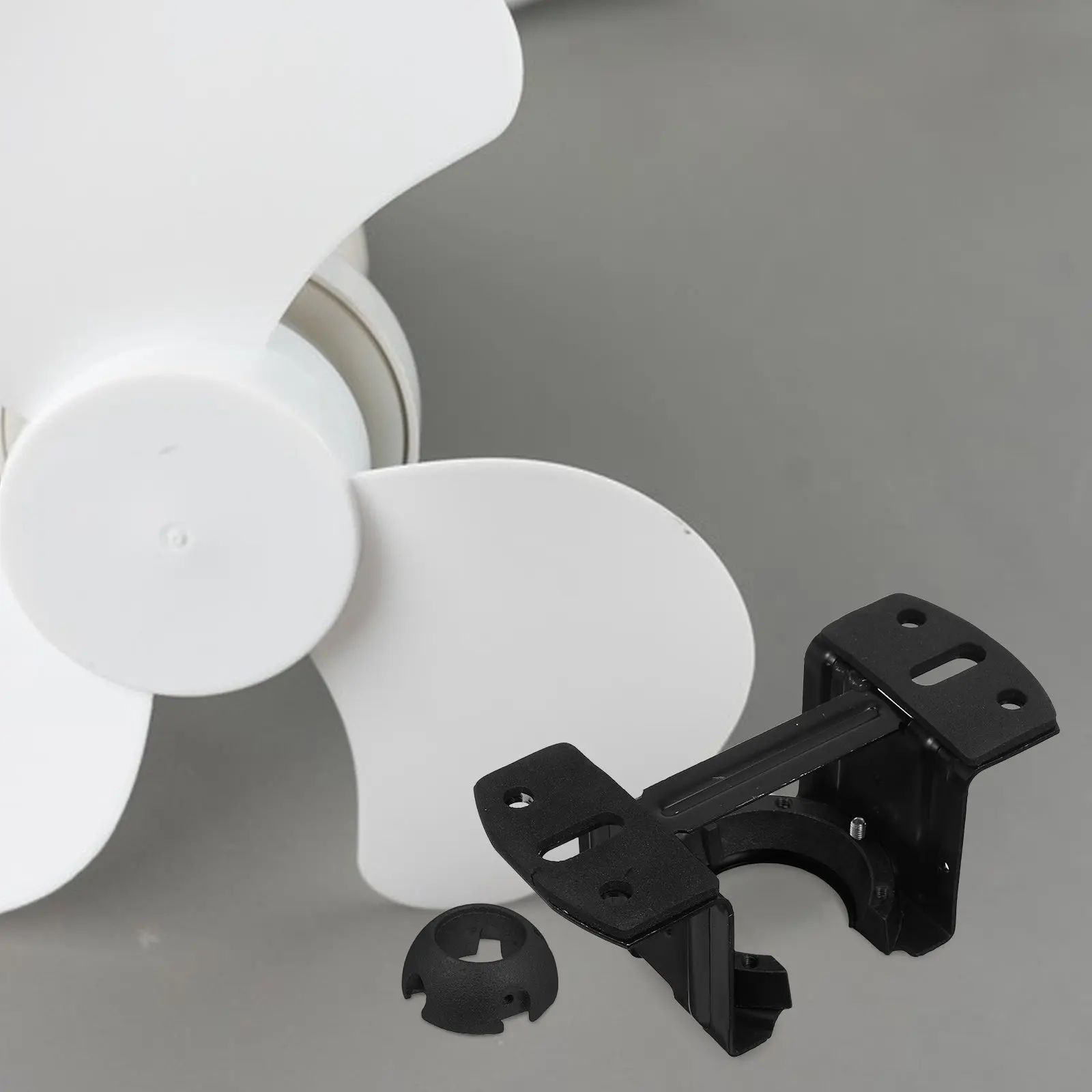 1Set Ceiling Fan Mounting Bracket Kit Heavy Duty Iron Support Stable Installation Mounting Bracket for Fans Sloped Ceiling