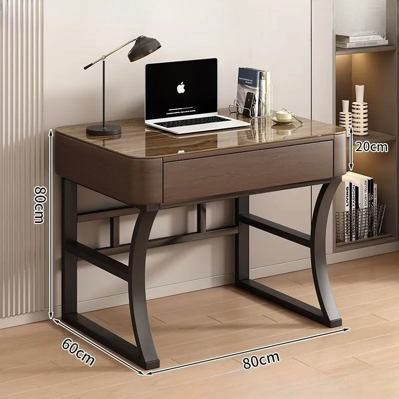 Computer desk tempered glass desk household table light luxury modern bedroom dresser desktop desk