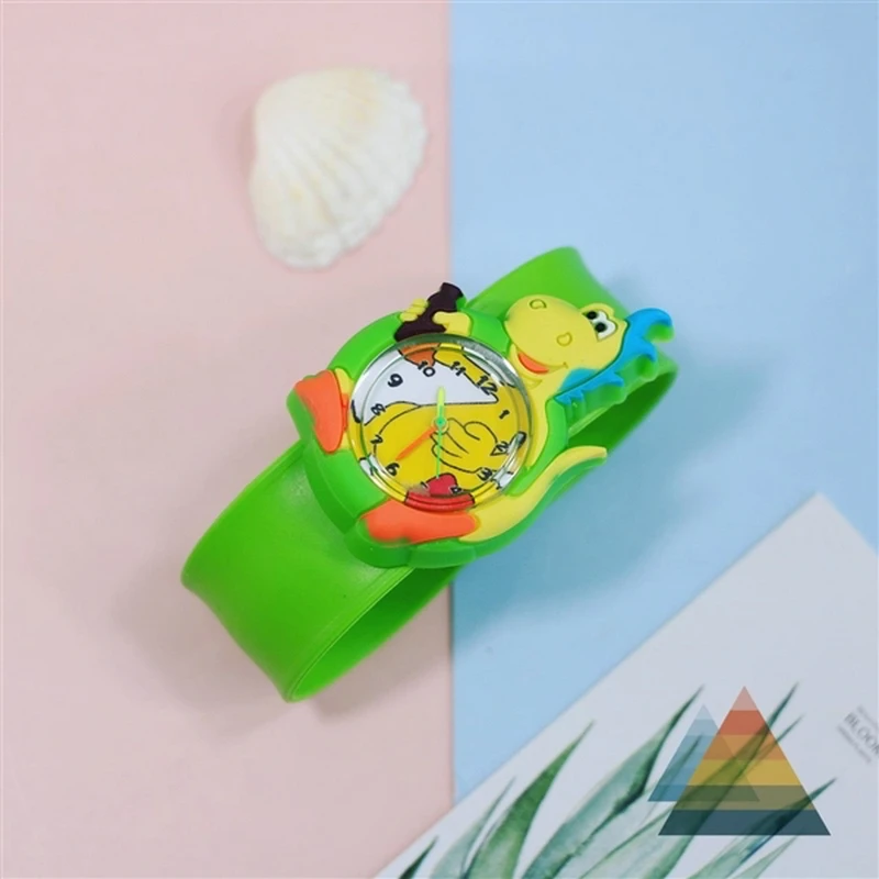50pcs/lot Cartoon Dinosaur Children Toys Watch For Boys Girls Birthday Gift Kids Quartz Watch Baby Kindergarten Party Gift