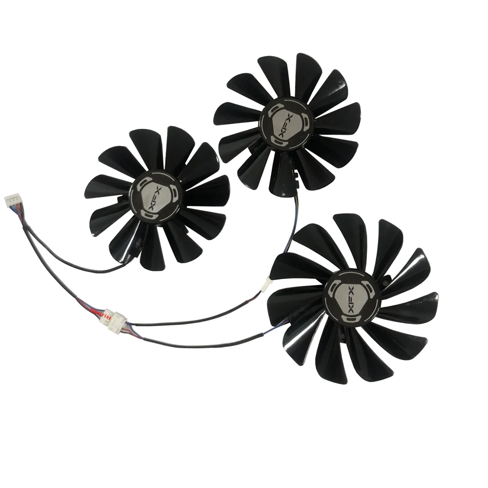 3Pcs/Set FY09015M12LPA,Video Card Fan,GPU VGA Cooler,For XFX RX 5700 XT RX5700XT Graphics Cards Cooling,Replace FDC10U12S9-C