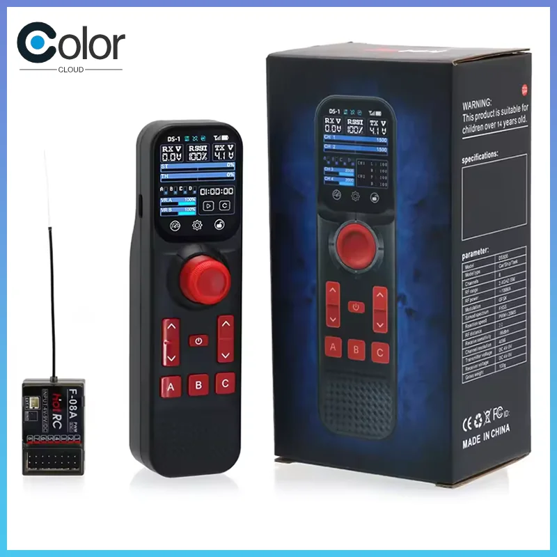 

Hotrc Hot Rc Ds800 Ds 800 2 Inch Color Touch Screen 8ch 2.4ghz Radio System Transmitter Remote Control For Rc Car Trawler Boat