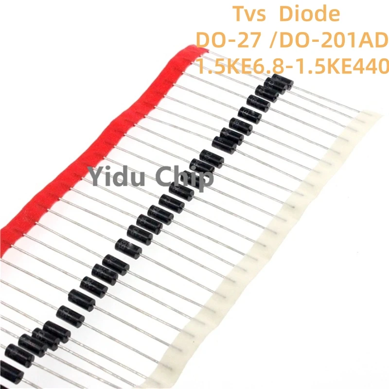 

20pcs/lot TVS Diode 1.5KE62A 1.5KE68A 1.5KE75A 1.5KE82A 1.5KE91A 1.5KE100A 1.5KE110A 1.5KE120A 1.5KE130A 1.5KE150A 1.5KE160A