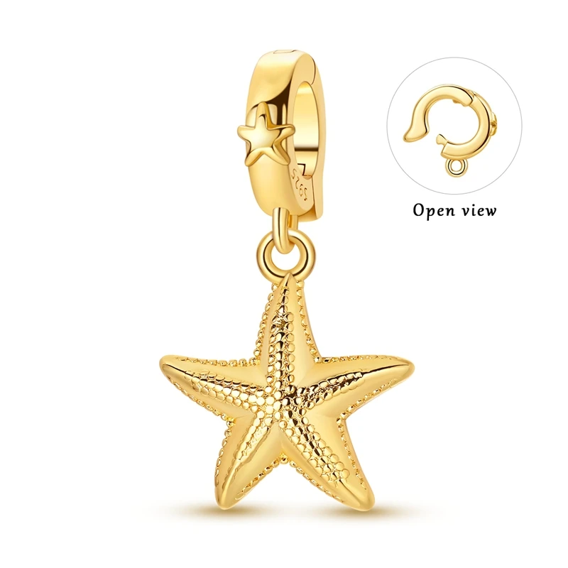 Heiße Goldene Serie 925 Sterling Silber Charms Anhänger Perle Liebe Familie Zirkon Charms Passend für Original Armband Frauen DIY Schmuck Geschenk