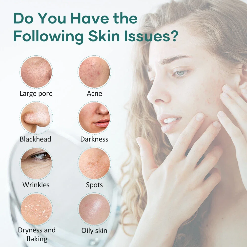 7 في 1 أكوا تقشير H2O2 آلة الوجه هيدرا المياه جلدي الجلد الغسيل قشر الأكسجين آلة الوجه النفاثة #5