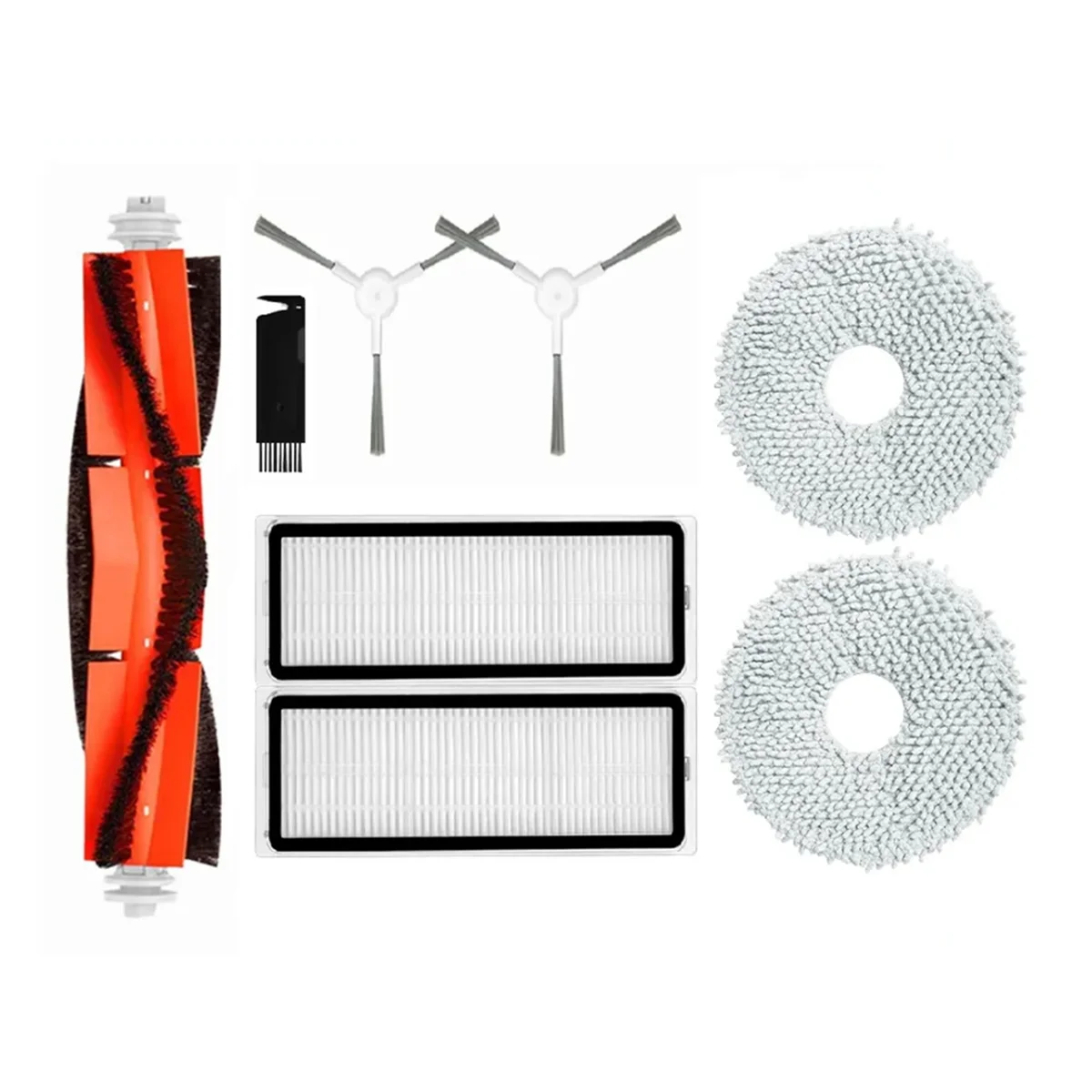 

Compatible for Xiaomi Robot Vacuum S10+ /S10 Plus B105 Spare Parts Accessories Main Side Brush Hepa Filter Mop Rag Cloth