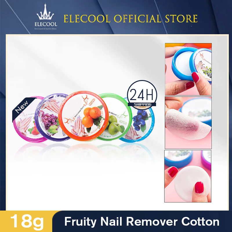 Doos Fruit Geparfumeerde Nagellakverwijderaar Doekjes Papieren Handdoek Nail Art Schoon Snel Verwijderen Kleverige Nagelgel Nail Art Tool Tslm1