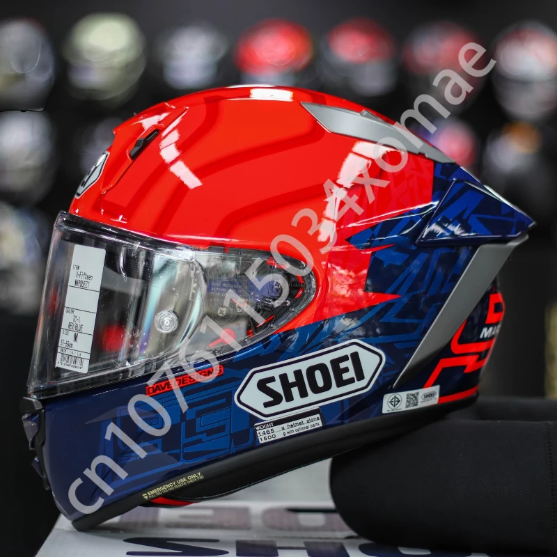 

Shoei X-15 X-Fifteen Marquez 7 TC-1 Full Face Motorcycle Helmet Riding Motocross Racing Motobike Helmet