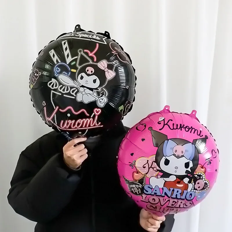 Sanrio Balloon Kawaii Anime Kuromi My Melody Cinnamoroll Birthday Party Decoration Jumbo Balloons Girl Heart Cute Photo Prop