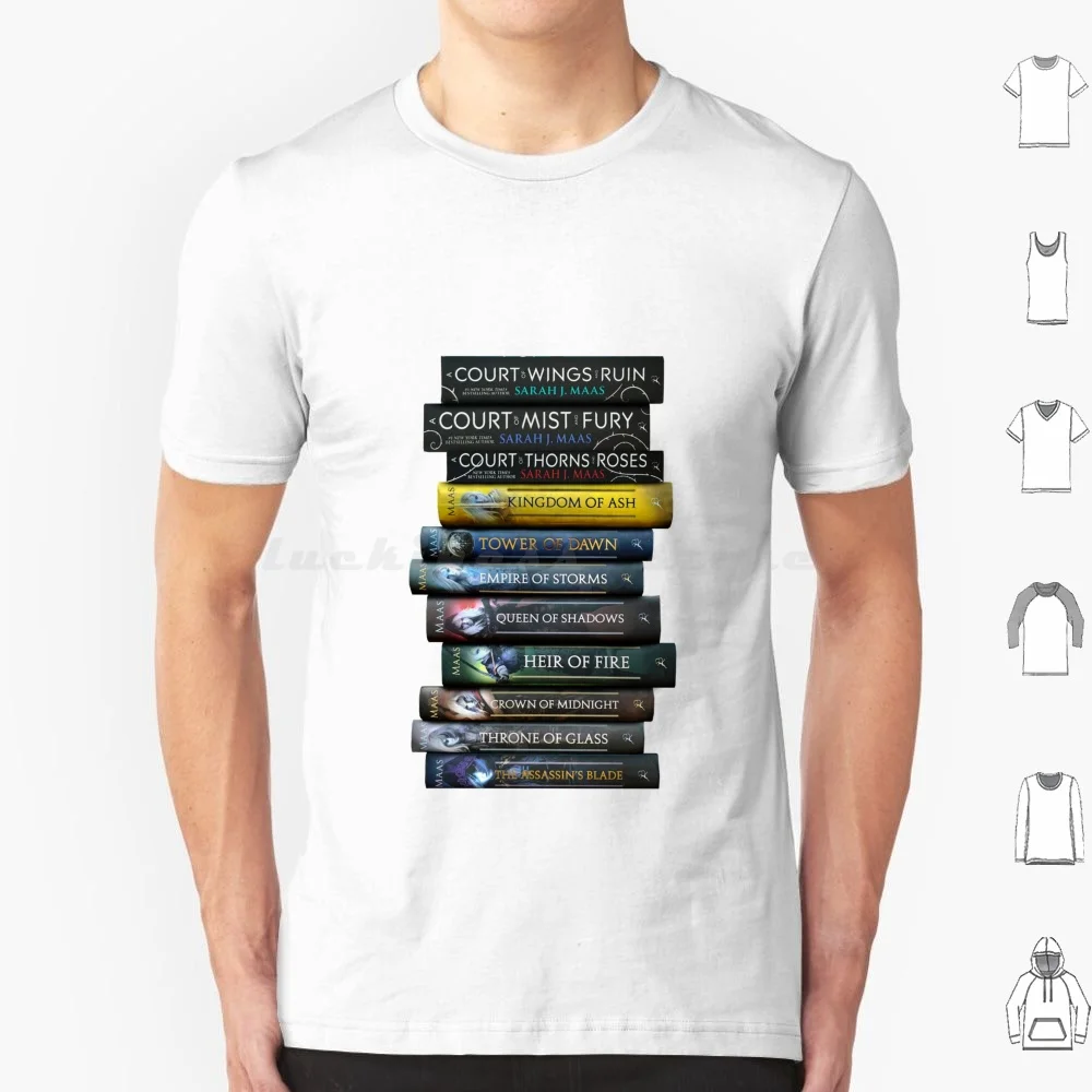 Sarah J Mass Bibliography T Shirt Men Women Kids 6xl Sarah J Mass Throne Of Glass The Assassins Blade Crown Of Midnight Heir Of