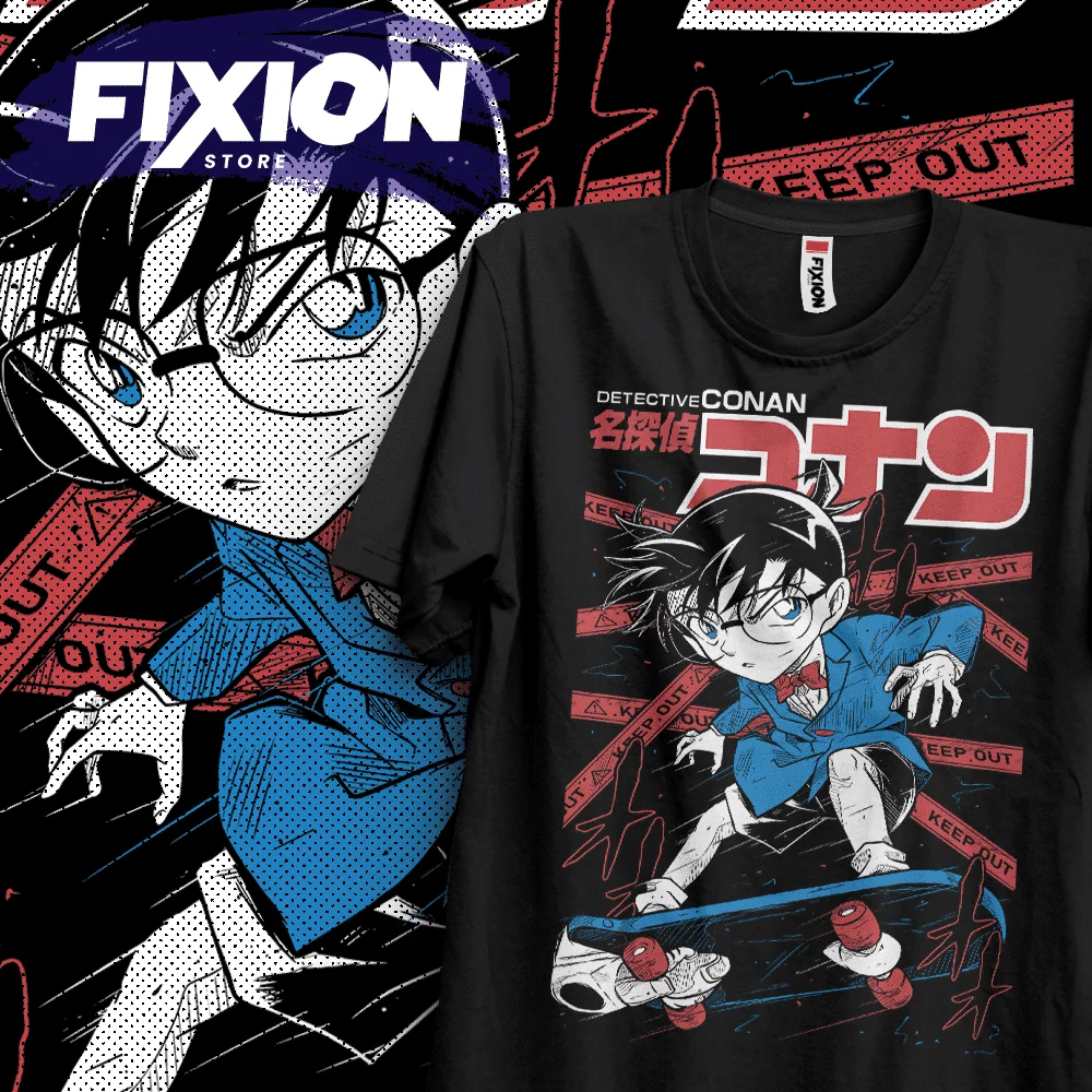 Detective Conan – Conan  Anime T Shirt Manga Gift For Anime Lover All Size Cotton