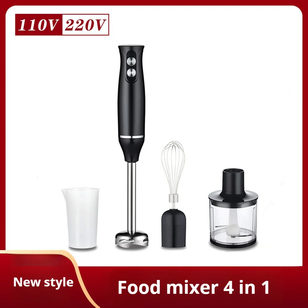 

Food blender Side food stick whisk 4-in-1 Household hand-held juicer Mince blender