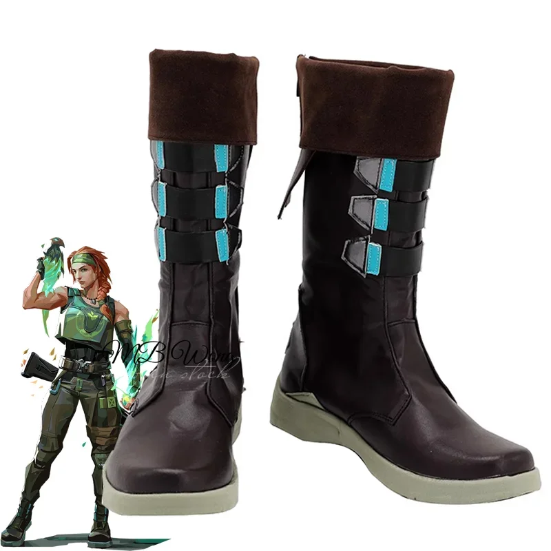 Game VALORANT Skye Cosplay Shoes Boots Initiator Anime Role Play Halloween Carnival Party Outfit Christmas Custom Made Women Men