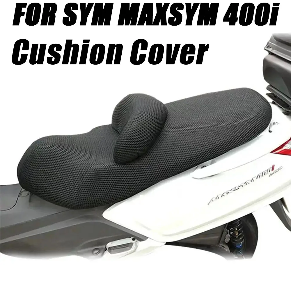 Motorcycle Seat Cover For SYM MAXSYM 400i MAXSYM400i MAX SYM 400 Seat Protect Cushion 3D Honeycomb Mesh Seat Cushion Seat Covers