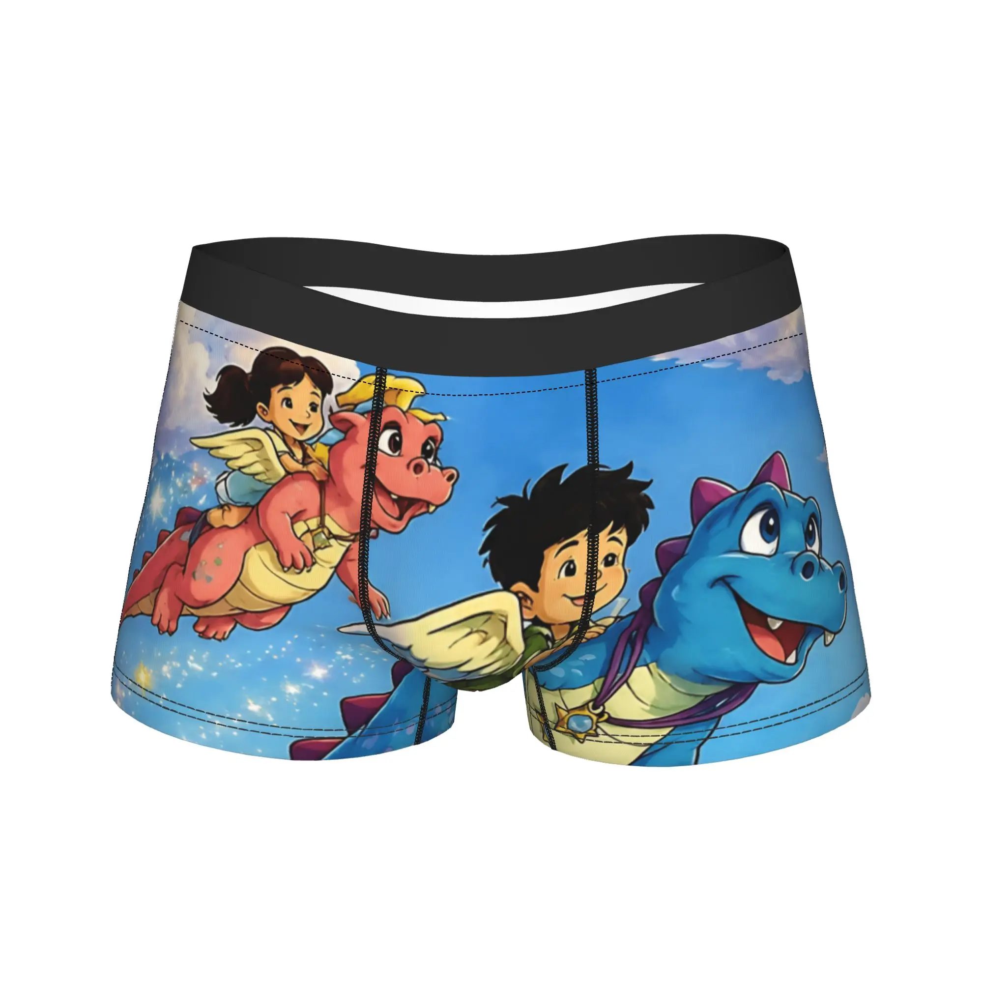 

Dragon Tales Boxer Brief Underwear Quality Men Comfortable Trunk Print Plus Size Underpants