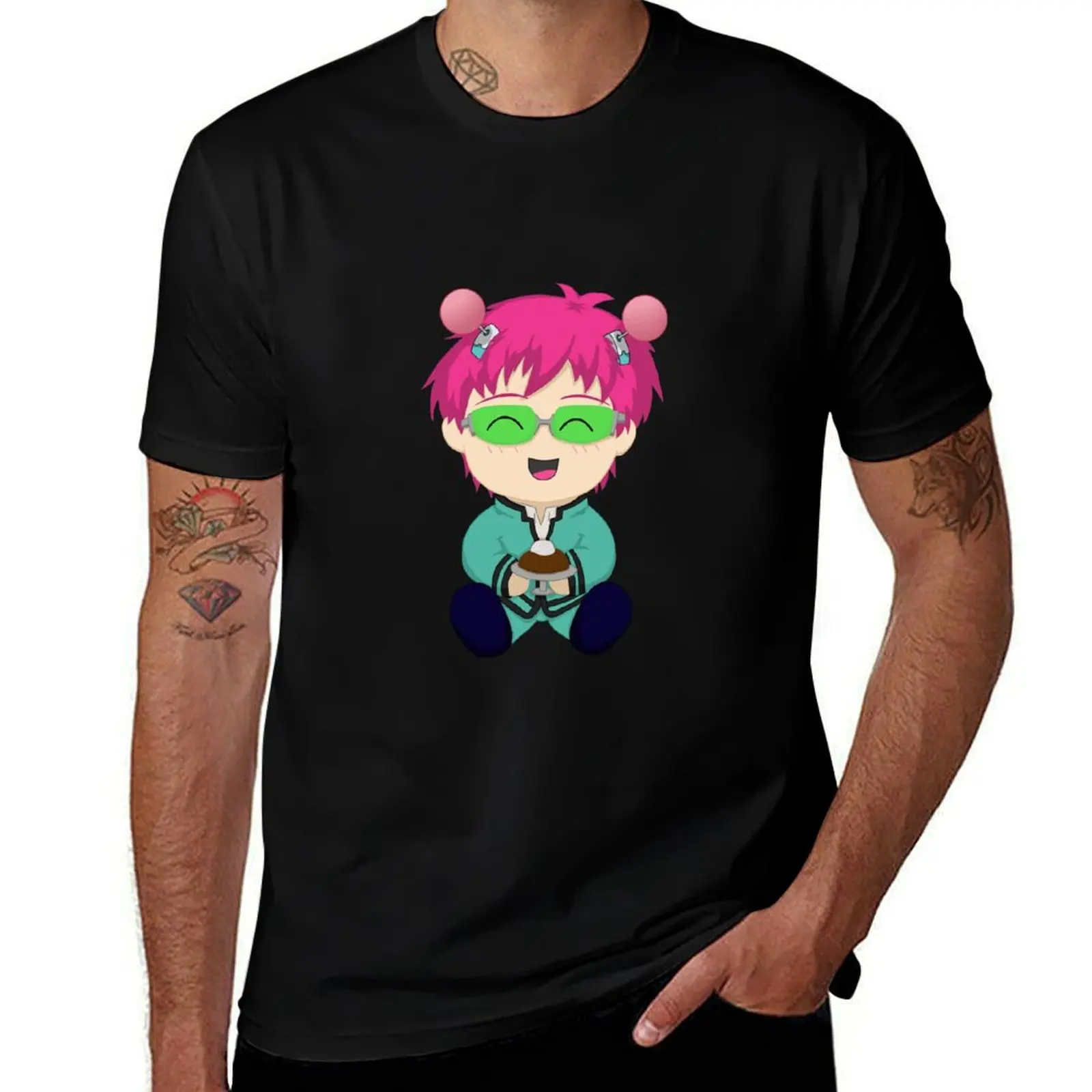 Saiki Kusuo - Coffee Jello T-Shirt Lightweight Casual Summer T-Shirt