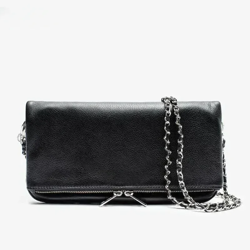 Ladies Fashion Wings Makeup Bag 2024 New vintage single shoulder crossbody bag High quality Ladies casual envelope chain bag