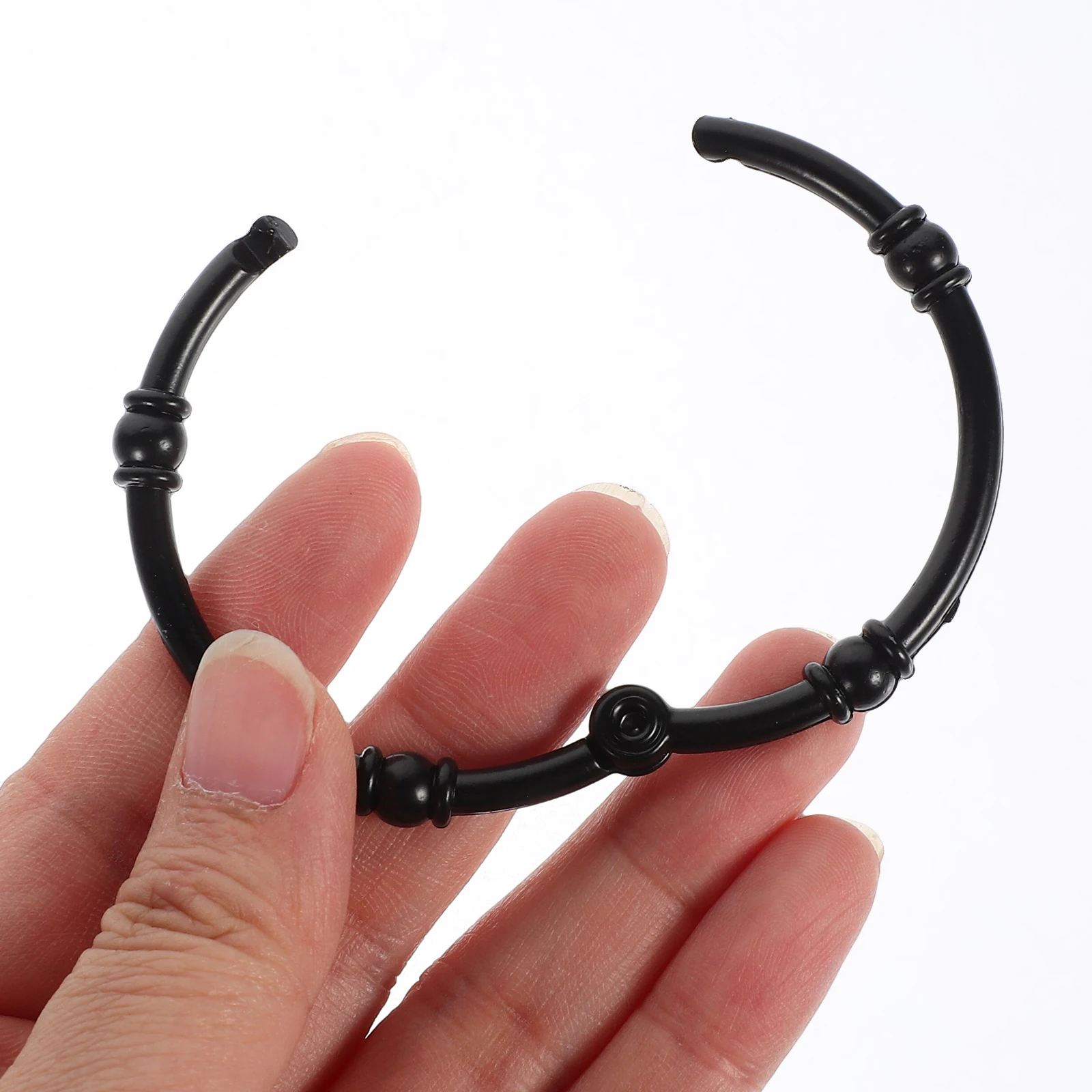 

12Pcs Heavy Duty Zinc Alloy Hanging Shower Curtain Rings Metal Hooks for Bathroom Curtain Track Accessories Oval Shower Ring