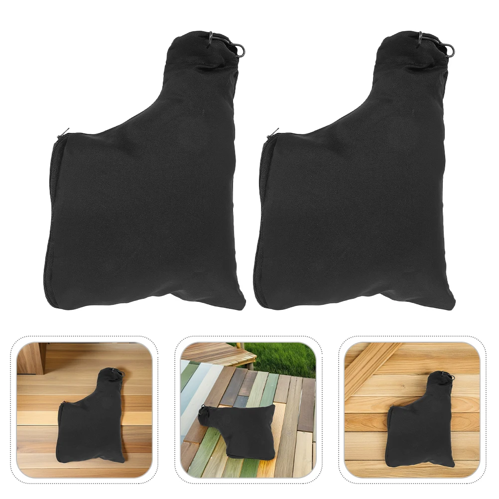 

6pcs Black Aluminum Cutting Machine Collection Bag Heavy Duty Sawdust For Belt Sander Edge Planer Miter Saw Accessories Tank