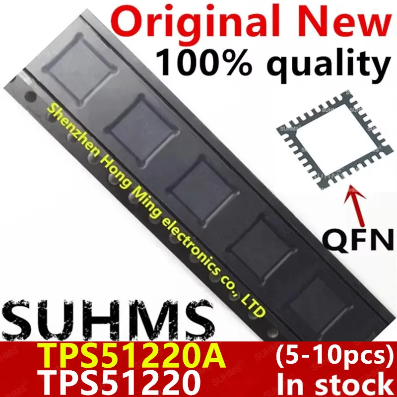 (5-10piece)100% New TPS51220ARSNR TPS51220A 51220A TPS51220RHBR TPS51220 51220 QFN-32 Chipset