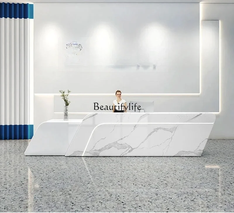 

yj32 Стойка регистрации компании Лобби отеля Стойка регистрации Учебное institution Краска-бар