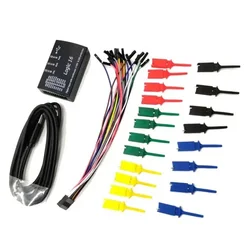 New USB Logic16 100MHz 16 Channel Logic Analyzer ARM FPGA Support For Offical Software