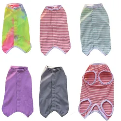 Meninas Pet Dog Pijama Filhote De Cachorro Roupas Gato Envolvido Barriga Cachorro Macacão Pijamas Para Cães Pequenos Chiwawa Pets Tricô Pijamas PJS XXS