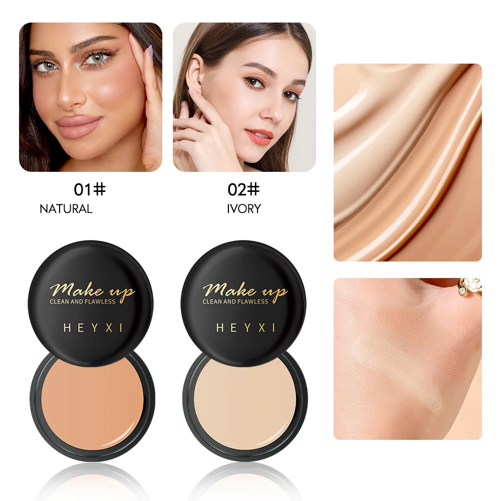 Clear Concealer Cream, Waterproof and Sweat Proof, Durable, Natural Finish, Suitable for All Skin Types