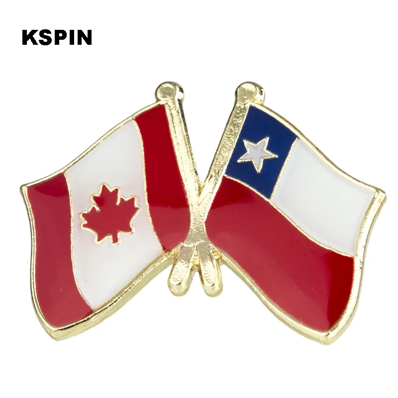 Chile flag lapel pin badge pin Brooch Icons