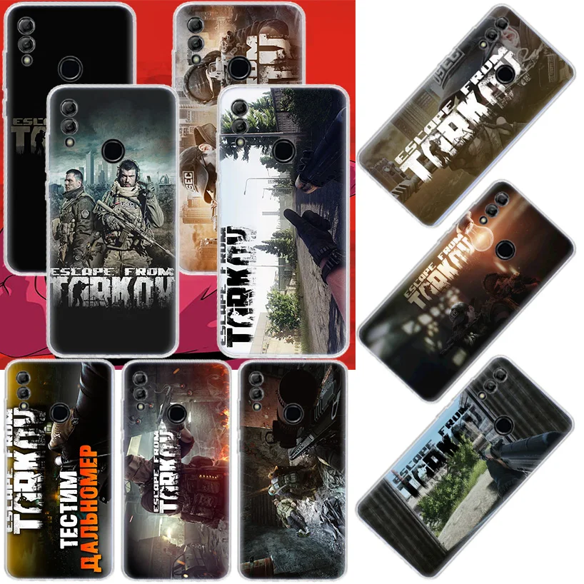 Escape From Tarkov Phone Case For Huawei Honor 50 20 Pro P Smart Z 2021 Y5 Y6 Y7 Y9 10i 9 Lite 9X 8A 8S 8X 7S 7X 7A Cover