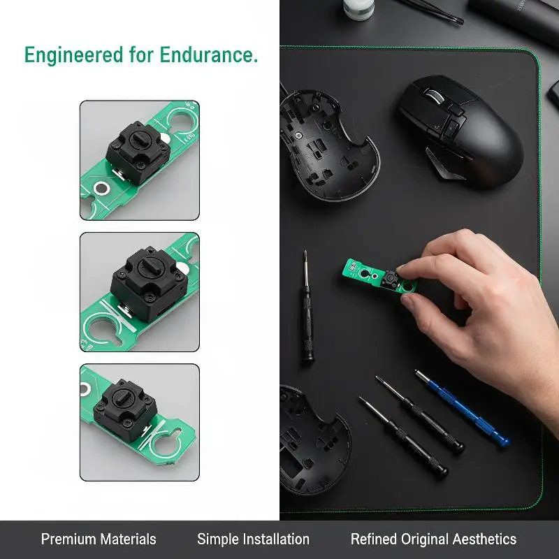 Left Key Mouse Button Board 1 PCS Easy Installation Replacement for MX Master 3S Gaming Mouse Home DIY Fix