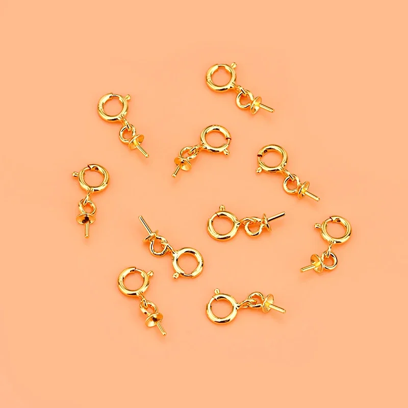 5 قطعة 925 الفضة النقية QQ زر علبة فارغة زهرة صينية الخرز قلادة من اليشم زر رئيس اليد المنسوجة مجوهرات لتقوم بها بنفسك اكسسوارات #6