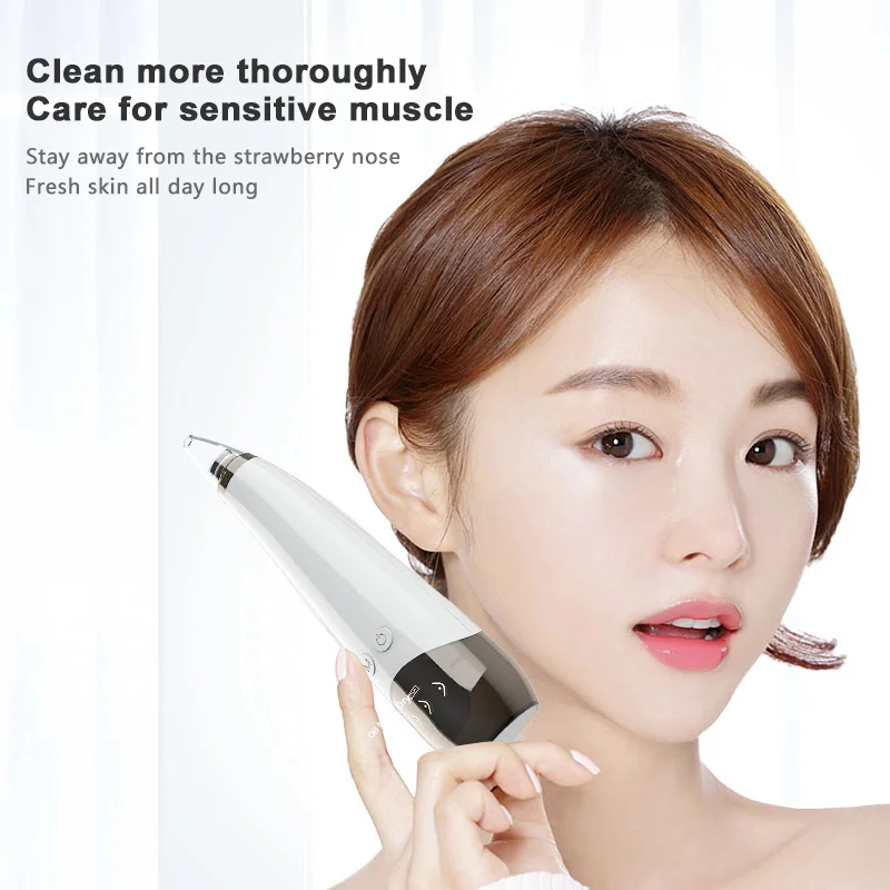 Vacuum Blackhead Removal Device Facial Pore Acne Pimple Cleaner Black Head Pore Vacuum Suction Skin Tag Remover