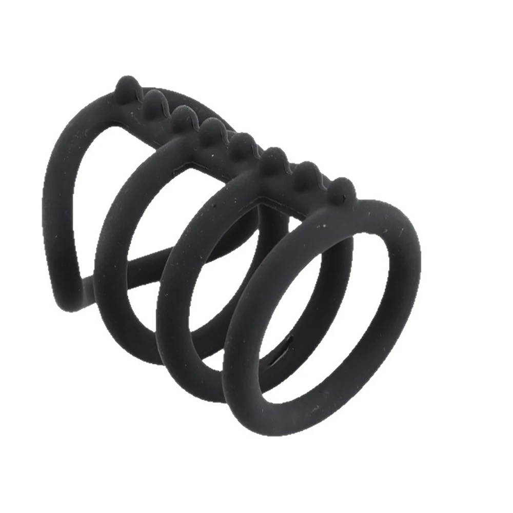 Flexible Silicone Keel Design Intimate Circular Accessory for Males Soft Comfort Discreet Reusable Multipurpose Portable Gentle