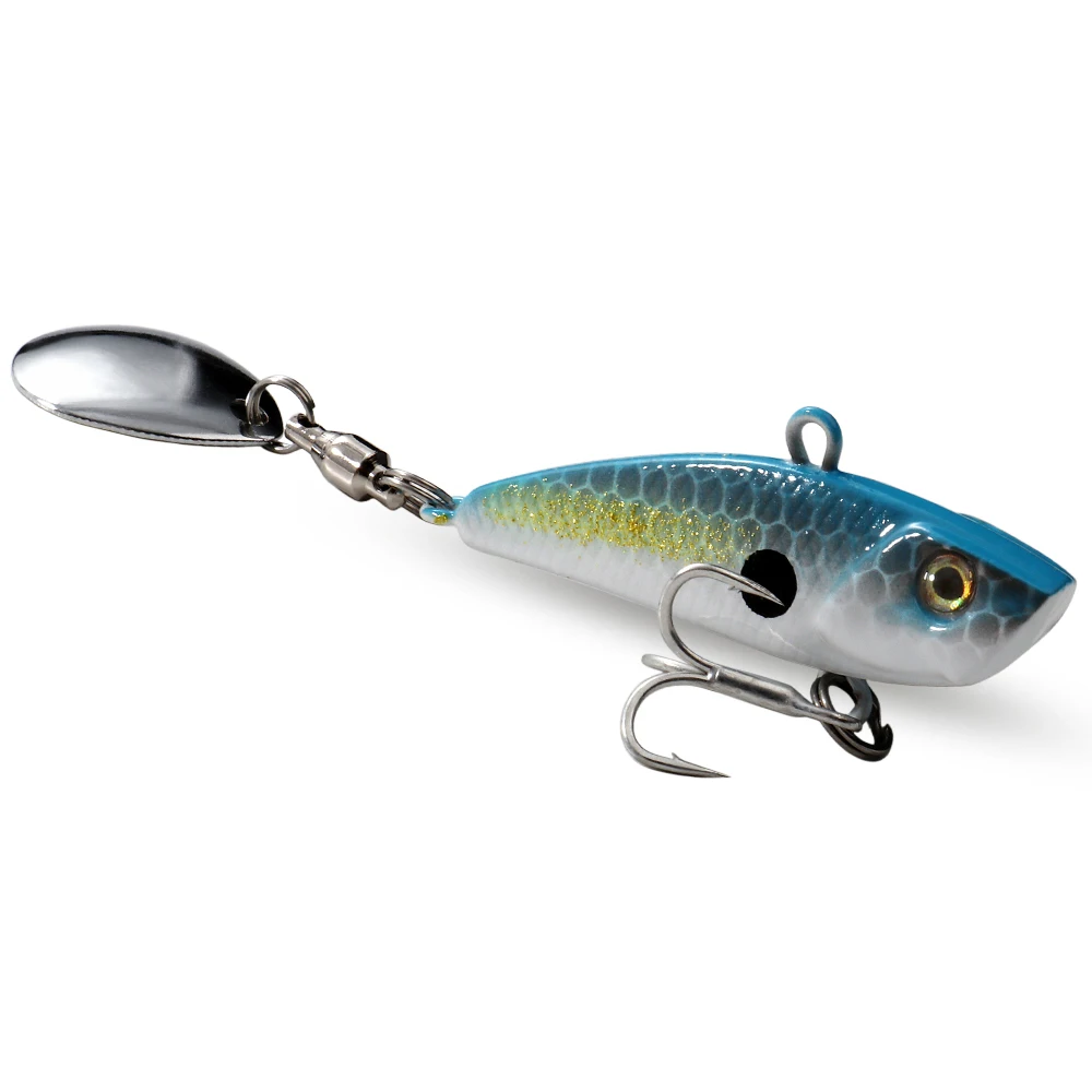 GOBAIT Metall-VIB-Köder 8g 11g 21g Spinnerbait Harter Köder 3D-Augen Weitwurf-Jig für Barsch- und Forellenangeln 1-7 Stück Pesca-Angelausrüstung