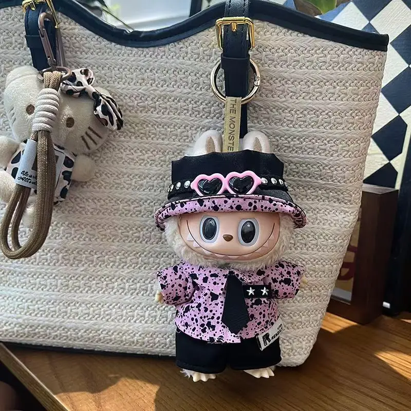 

(No doll )Labubu Clothes GD Outfit Suit for 17cm Vinyl Doll GD G-Dragon's Style Clothes Toy Collector