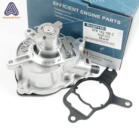 07K145100H Power Brake Booster Vacuum Pump Replacement for 2006-2014 VW Jetta Beetle Golf Passat Rabbit Audi TT 2.5L 904-817 Koo