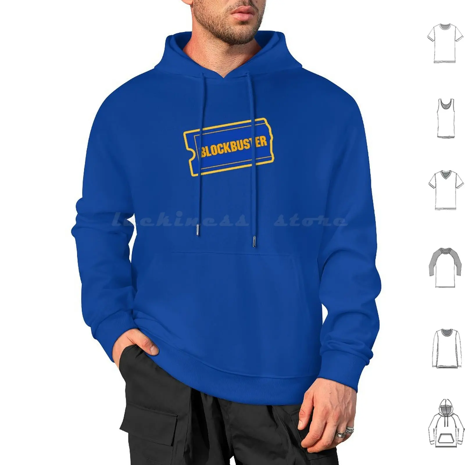 The Blockbuster Movies Be Kind Rewind Shirt And Sticker Hoodie cotton Long Sleeve Blockbuster Movies Be Kind Rewind