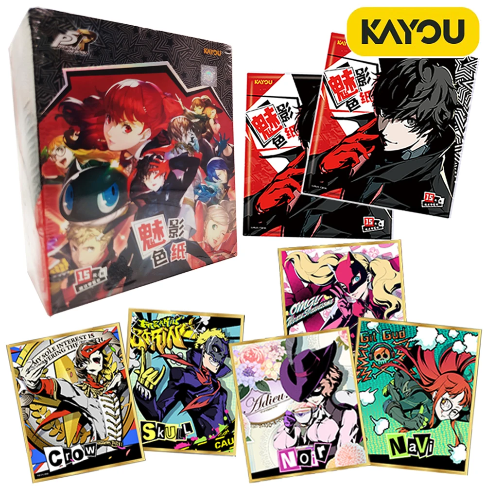 

New KAYOU Genuine Persona 5 Collection Card High Score Strategy Battle Game Rare Character Card Boys and Girls Hobbies Gift Toys