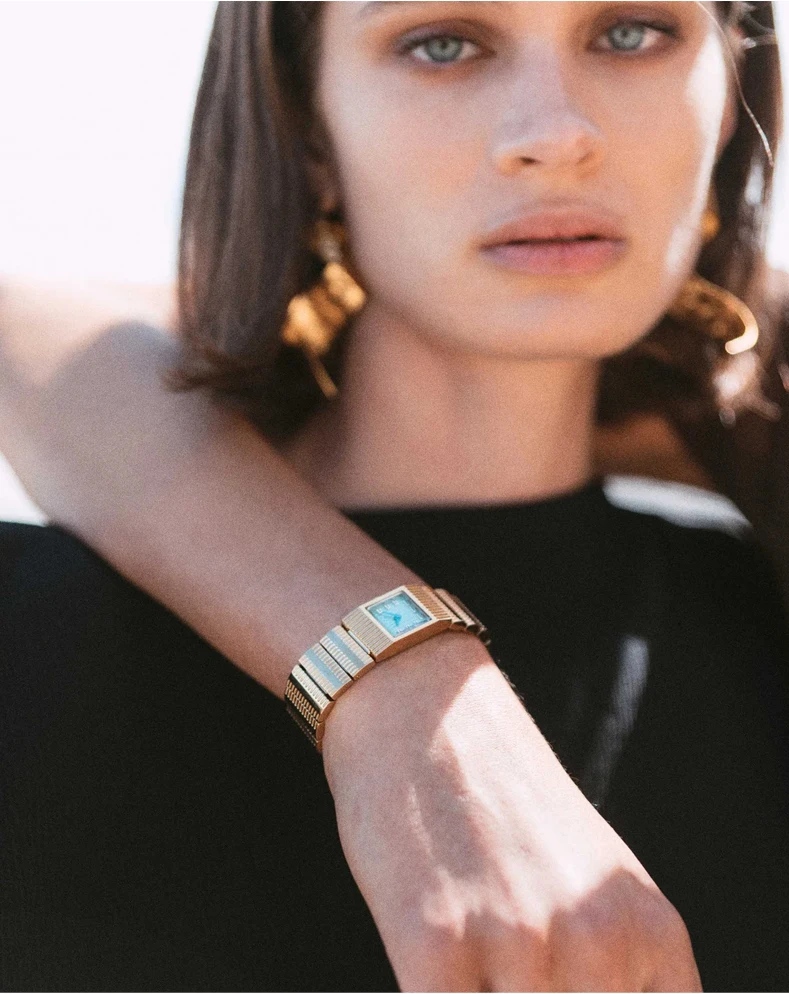 Elegant Retro Small Square Watch Niche Light Luxury Fashion Simple Personalized Watch Couple Watch Women