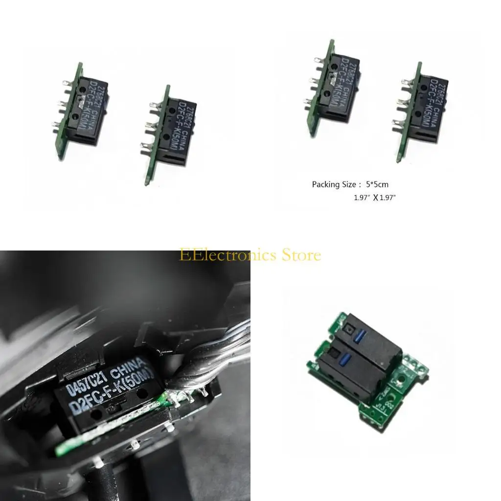 

B03C для G703 G703 Кнопочная плата D2FC-F-K (50 м) Микропереключатель мыши Запасные части