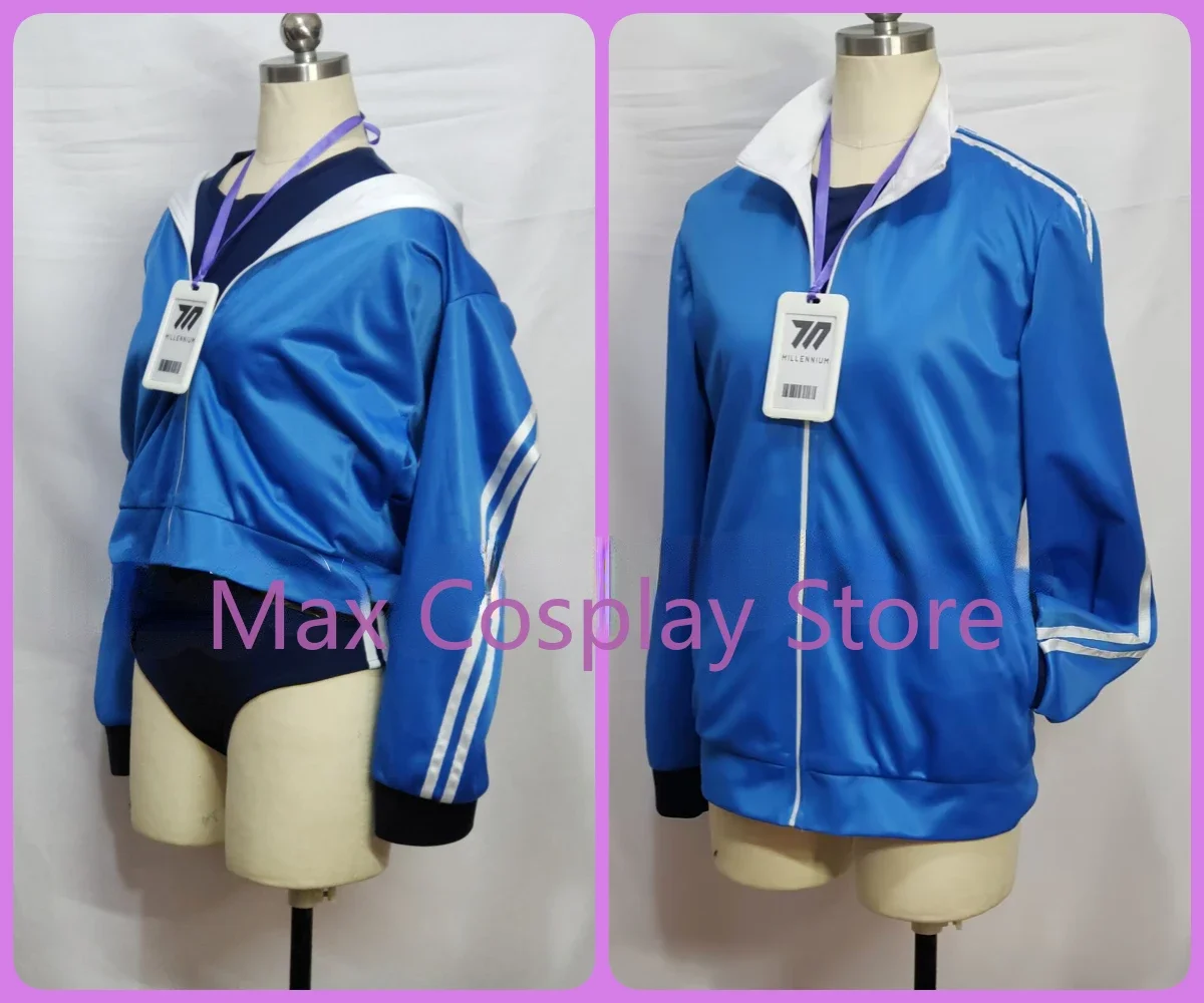 Max Hayase Yuuka Cosplay Costume Game Cosplay Women Sexy Gym Suit Coat Shirts Shorts Halloween Uniforms Custom Made view 2