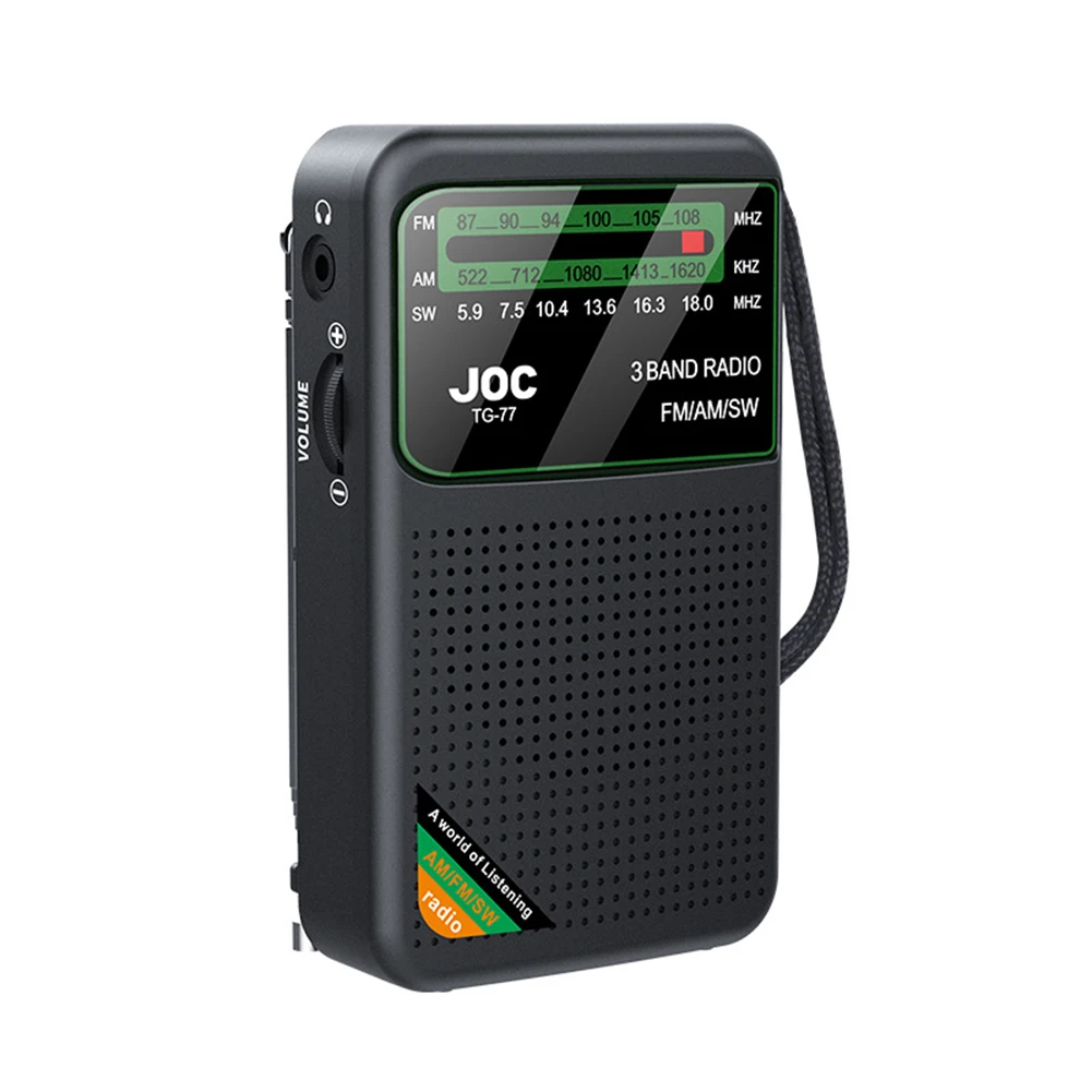 Compact Portable Radio Rechargeable 1000mAh With Superior Reception 3W ABS 116.2*70.5*31.6mm Portable Radio Consumer Electronics