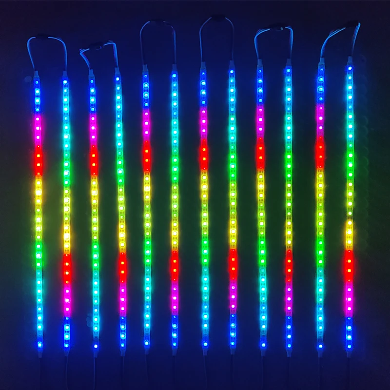 Music Activated Dream Color LED Strip Light 5V IP65 Waterproof  Multi Colorful Sound Control Ambient Light Wall Decoration