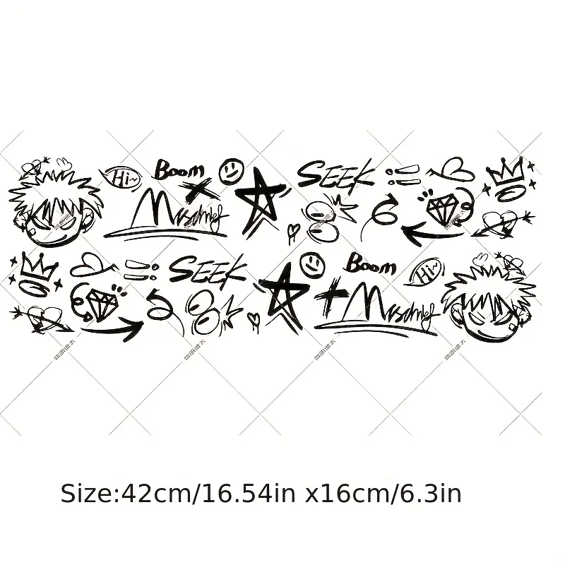 Graffiti Bicycle Frame Stickers | Matte Pvc, Self-Adhesive, High Impact And Wear Resistance,