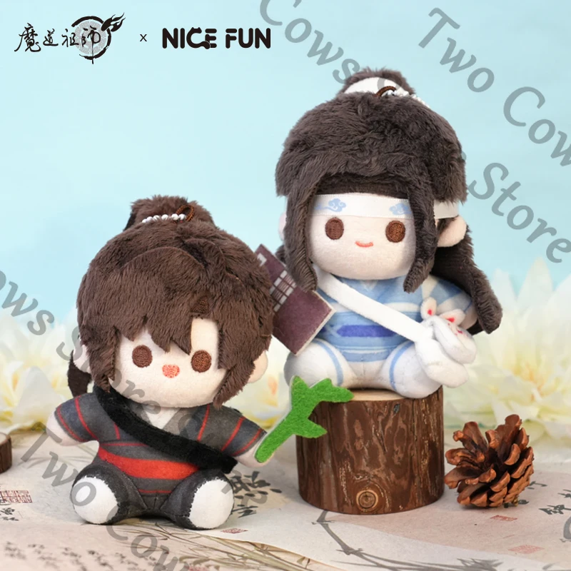 

Подлинная аниме Grandmaster of Demonic Cultivation Lan Wangji Wei Wuxian аниме плюшевая хлопковая кукла игрушки сумка кулон косплей мультфильм