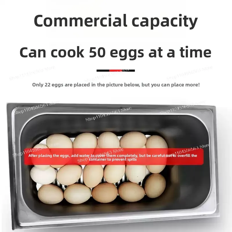 FC-S01 Commercial Smart Egg Boiler, 9L Large Capacity, Fully Automatic for Soft-Boiled & Hot Spring Eggs