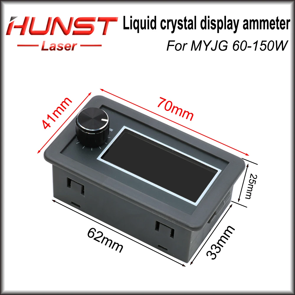 Imagem -02 - Hun- Display Lcd para Medidor de Corrente Myseries 60w 80w 100w 130w Tela Externa Fonte de Alimentação a Laser Co2