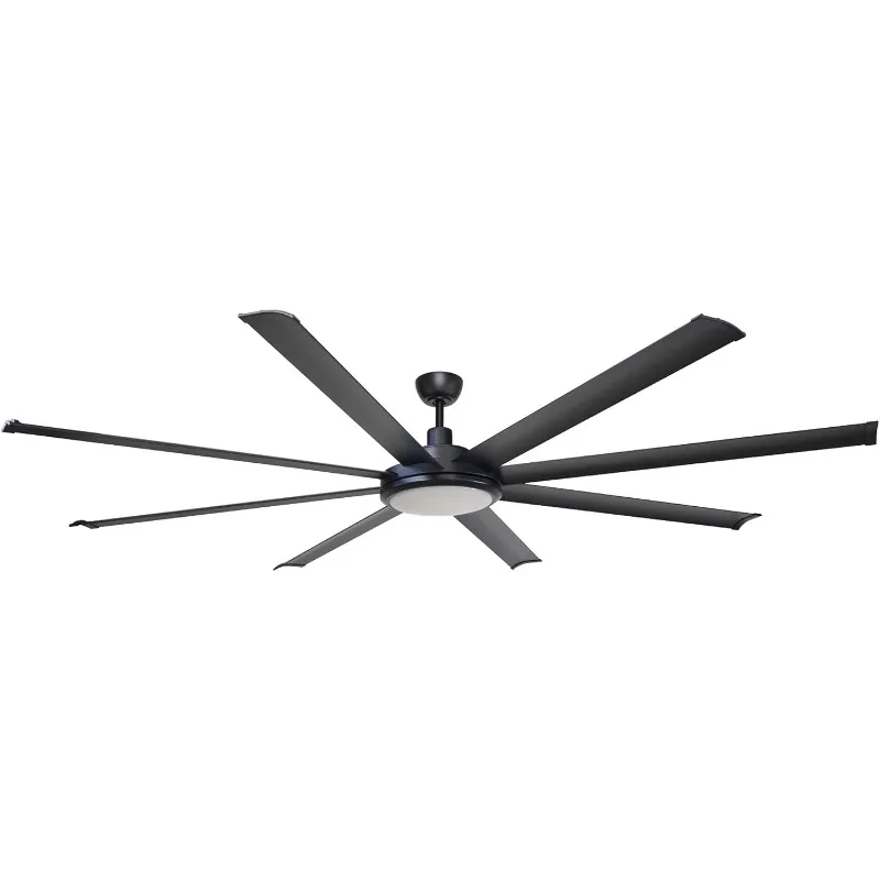 Parrot Uncle Ceiling Fans with Lights Black Ceiling Fan with Remote Large Ceiling Fans for Shop Garage Porch Indoor Outdoor Fans