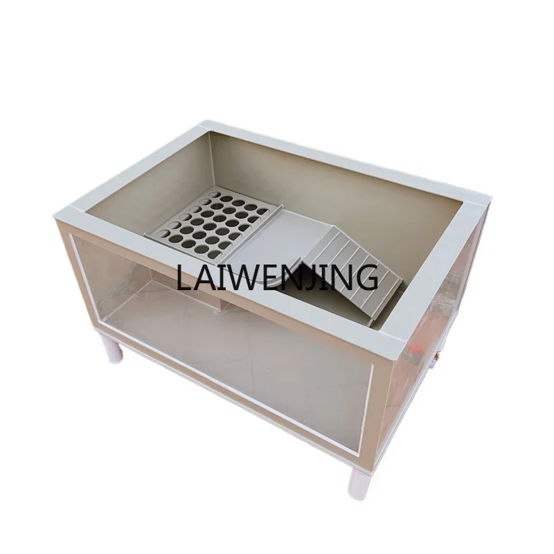 HLZ plastic turtle tank ecological breeding turtle egg sun resistant transparent glass landscape customization