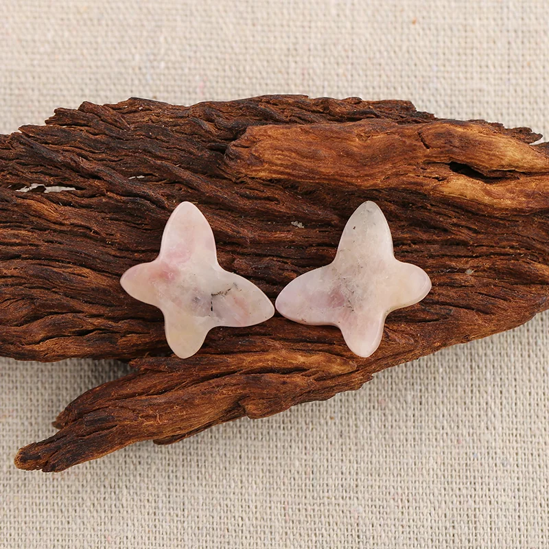 B&F Pink Opal  Earring Beads for Jewelry Making, Handmade Natural stones beads, Stones for jewelry Making Supplies